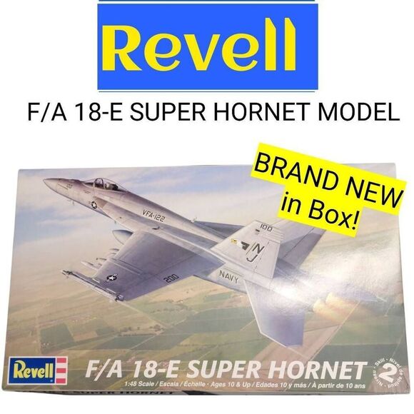 Revell Model NEW in Box F/A 18-E SUPER HORNET Airplane - Picture 11 of 11